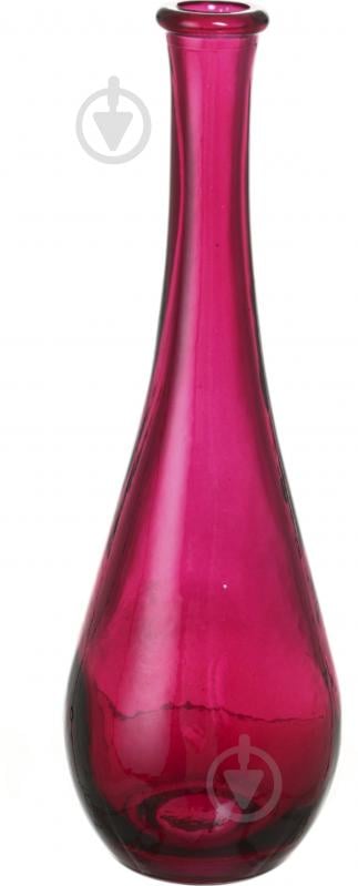 Ваза скляна San Miguel Teardrop 18 см рожева 5302DB219 - фото 2