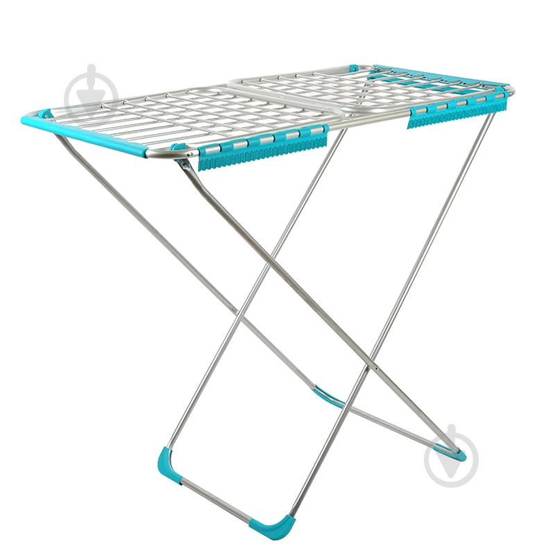 Сушарка для білизни Eurohome Elegancie з анодованого алюмінію 18 м, бірюзова - фото 4 Сушарка для білизни Eurohome Elegancie з анодованого алюмінію 18 м, бірюзова - фото 4