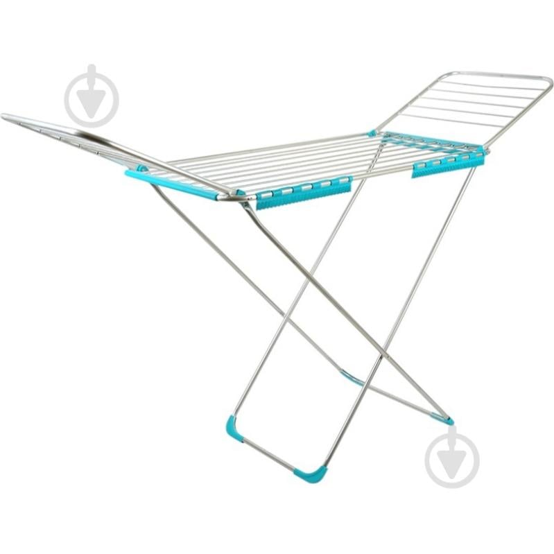Сушарка для білизни Eurohome Elegancie з анодованого алюмінію 18 м, бірюзова - фото 1 Сушарка для білизни Eurohome Elegancie з анодованого алюмінію 18 м, бірюзова - фото 1