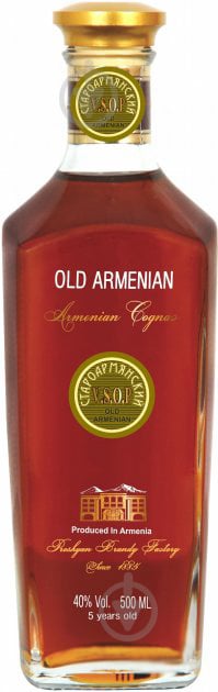 Бренді Old Armenian V.S.O.P 5* 40% 0,5 л - фото 1