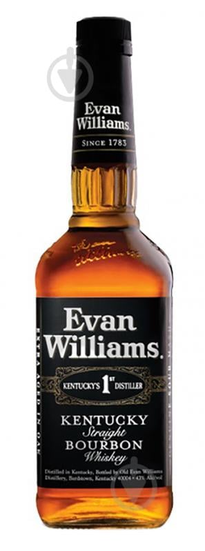 Бурбон Evan Williams Heaven Hill Distilleries Black 0,75 л - фото 1