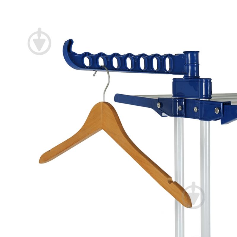 Сушилка для белья Eurohome Florence 22 м трехуровневая, белая - фото 6 Сушилка для белья Eurohome Florence 22 м трехуровневая, белая - фото 6