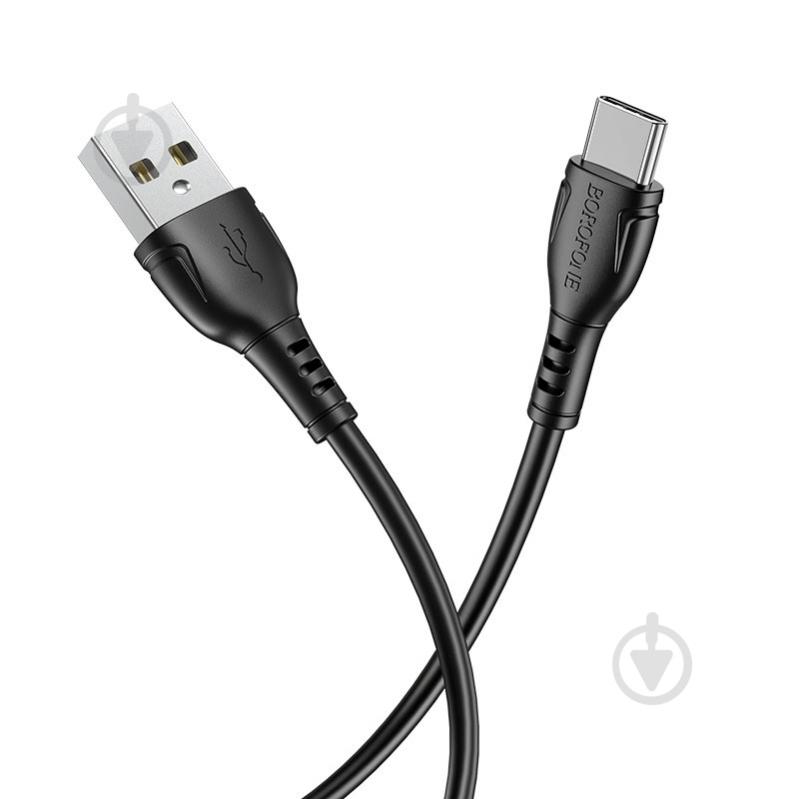 Кабель Borofone BX51 Triumph Type-C 3A 1 м черный (BX51CB) - фото 2