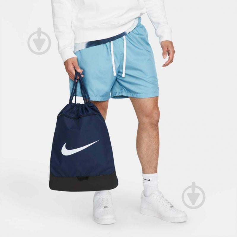 ᐉ Сумка-мешок Nike Brasilia 9.5 DM3978-410 18 л синий • Купить в