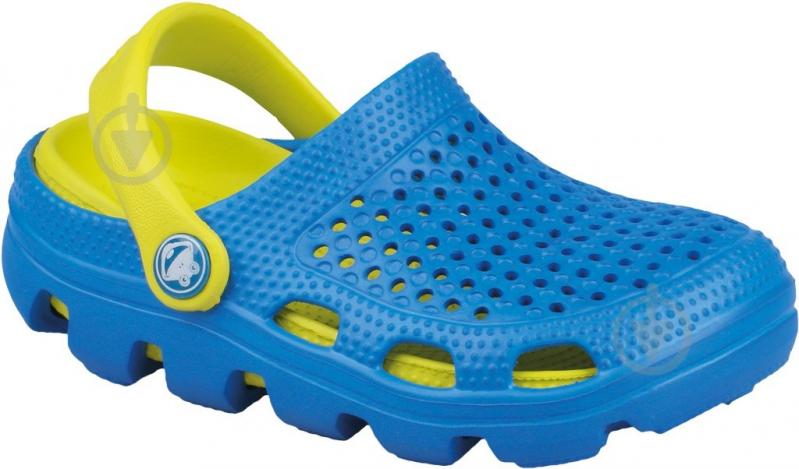 Сабо Coqui р. 26/27 синій із жовтим 6101 - фото 2 Сабо Coqui р. 26/27 синій із жовтим 6101 - фото 2