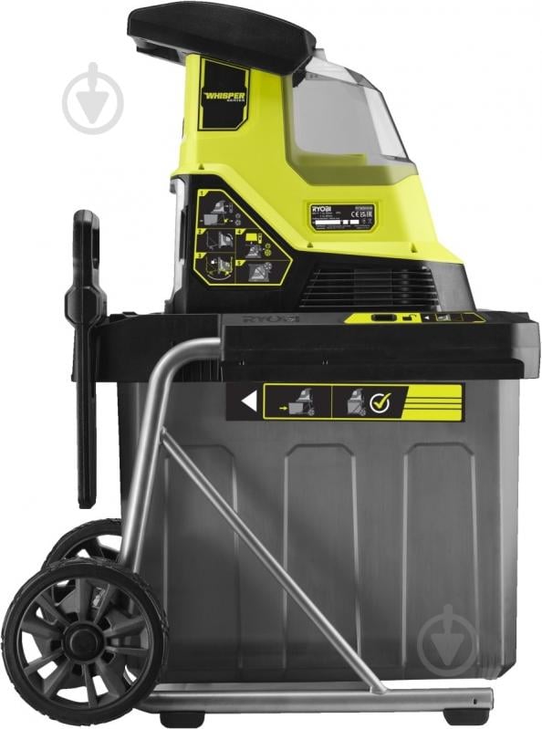 Измельчитель садовый RYOBI аккумуляторный Max Power RY36SHX40-0 (5133005451) аккумулятор - фото 4