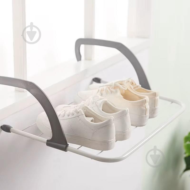 Сушилка для белья Eurohome Oslo навесная 3 м белая (0351) - фото 9