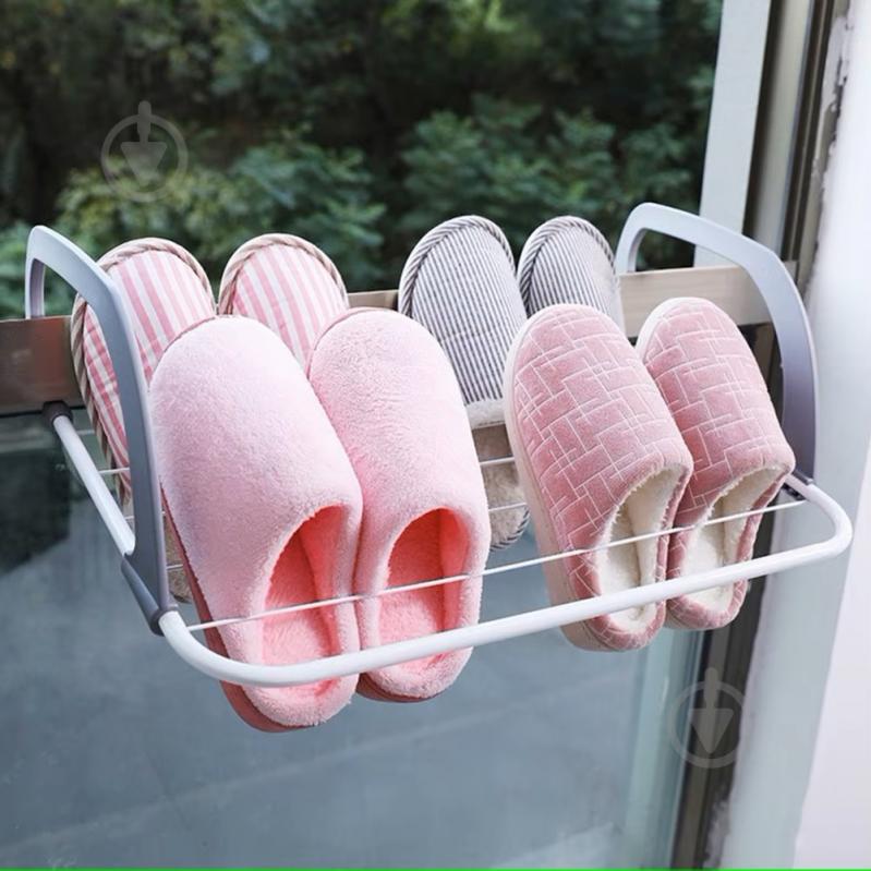 Сушилка для белья Eurohome Oslo навесная 3 м белая (0351) - фото 7