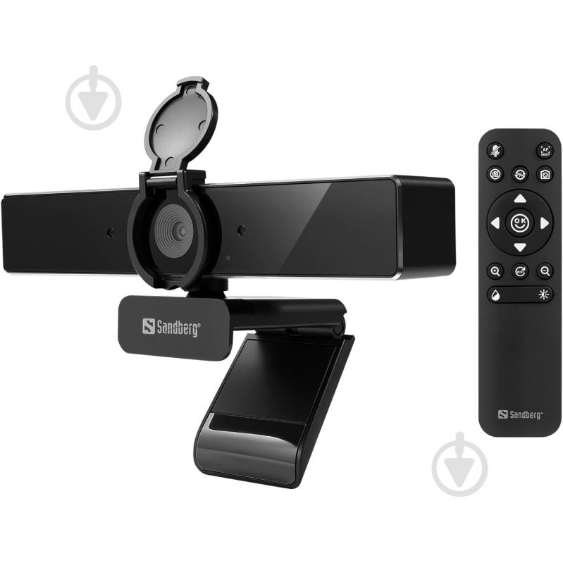 Веб-камера Sandberg 4K Webcam USB-A/USB-C (134-45) - фото 5 Веб-камера Sandberg 4K Webcam USB-A/USB-C (134-45) - фото 5