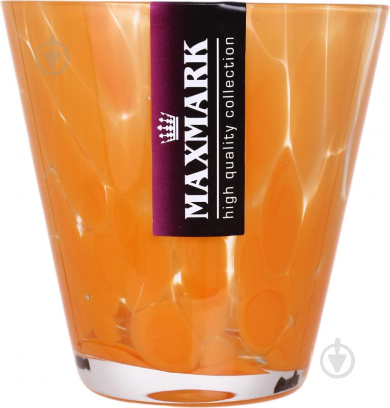 Стакан низкий Maxmark Aqua Lily оранжевый 280 мл 1 шт. - фото 1