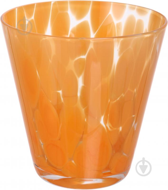 Стакан низкий Maxmark Aqua Lily оранжевый 280 мл 1 шт. - фото 2