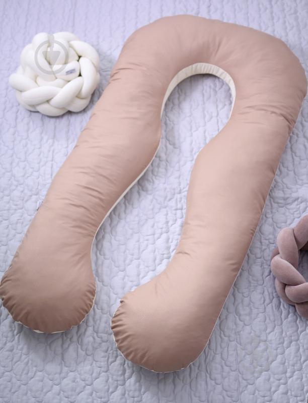 Подушка для беременных П-образная Moко Baby Veres 75x140 см бежевый - фото 1