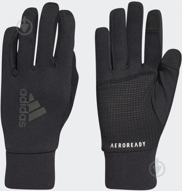 Рукавички Adidas RUN GLOVES A.R. FT1786 р. S чорний - фото 1