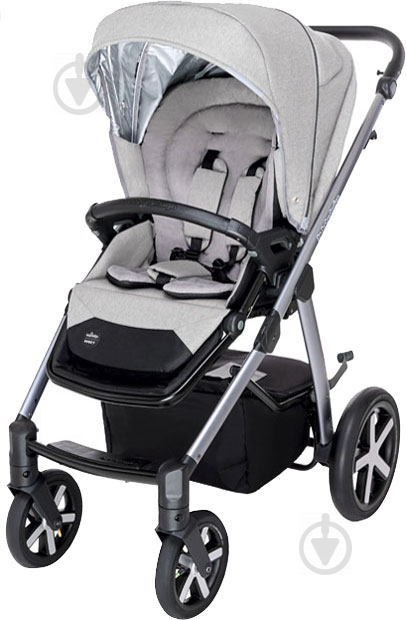 Коляска універсальна 2 в 1 Baby Design Husky NR 2020 27 Light Gray 202537 - фото 1