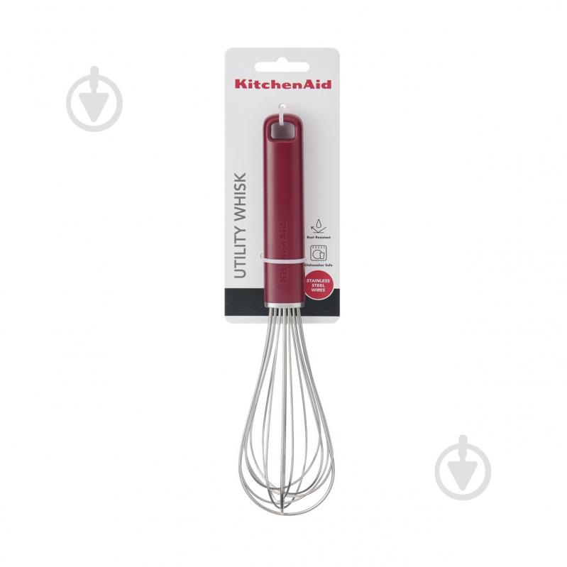 Вінчик KitchenAid Classic, 27 см, червоний (KHA060OHEREG) - фото 3