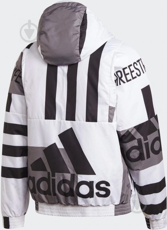 Куртка Adidas BTS REV AOP J FT2456 р.XL черная - фото 7