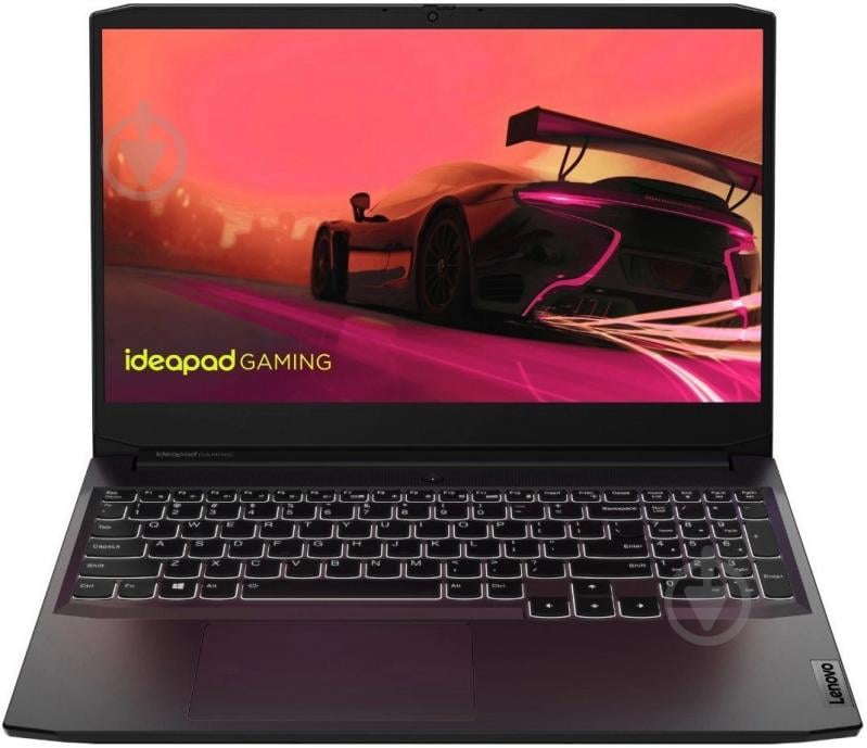 Ноутбук Lenovo IdeaPad Gaming 3 15ACH6 15,6" (82K201KCRA) shadow black - фото 1