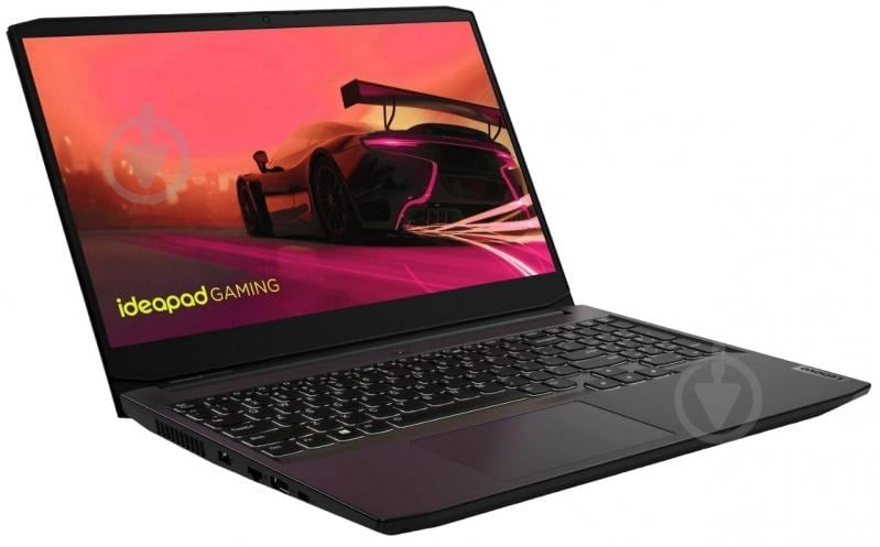 Ноутбук Lenovo IdeaPad Gaming 3 15ACH6 15,6" (82K201KDRA) shadow black - фото 2