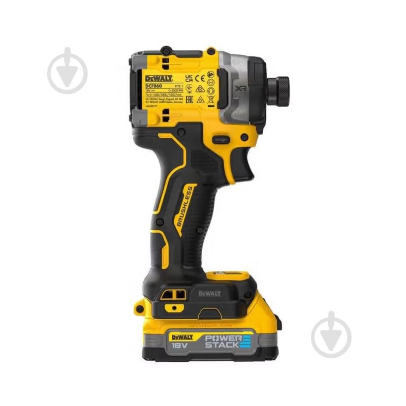 Шуруповерт ударный аккумуляторный DeWalt DCF860E2T - фото 4