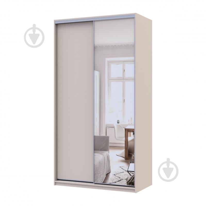 Шкаф-купе Сити Лайт Doros зеркалоДСП 1,2 м 1200x600x2250 мм кашемир двери / ДСП/зеркало - фото 1 Шкаф-купе Сити Лайт Doros зеркалоДСП 1,2 м 1200x600x2250 мм кашемир двери / ДСП/зеркало - фото 1