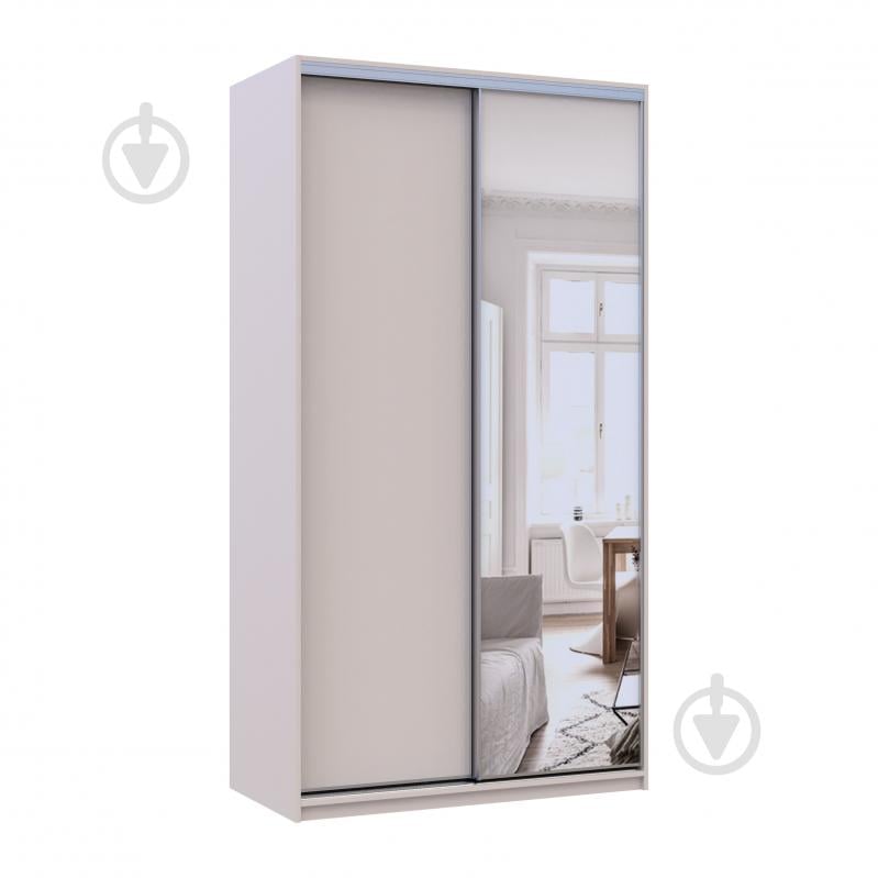 Шкаф-купе Сити Лайт Doros зеркалоДСП 1,2 м 1200x600x2250 мм кашемир двери / ДСП/зеркало - фото 6 Шкаф-купе Сити Лайт Doros зеркалоДСП 1,2 м 1200x600x2250 мм кашемир двери / ДСП/зеркало - фото 6