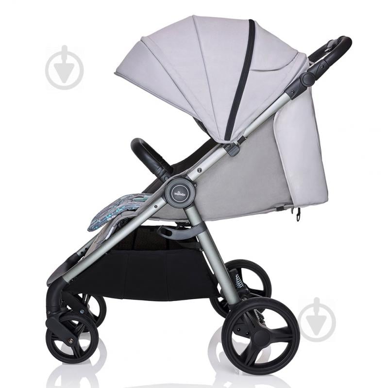 Коляска прогулочная Baby Design Wave 27 Light Gray 202452 - фото 3