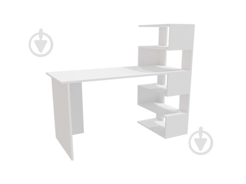 Стол компьютерный DC Robert правый белый нимфея альба - фото 1