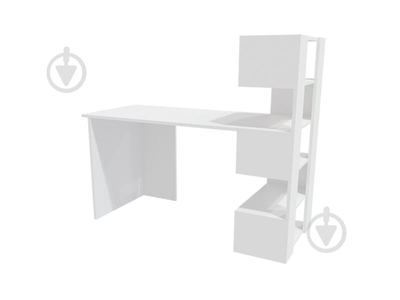 Стол компьютерный DC Robert правый белый нимфея альба - фото 3