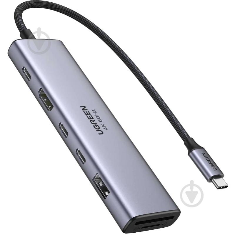 Док-станція UGREEN CM511 dark grey (45521) - фото 1 Док-станція UGREEN CM511 dark grey (45521) - фото 1