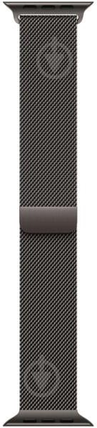 Ремешок Apple 46 мм S/M Milanese Loop slate (MGJ64ZM/A) - фото 1