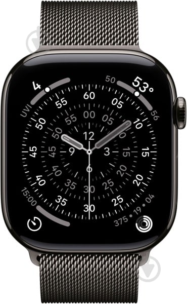 Ремешок Apple 46 мм S/M Milanese Loop slate (MGJ64ZM/A) - фото 2