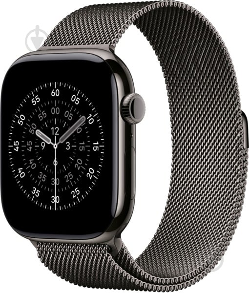 Ремешок Apple 46 мм S/M Milanese Loop slate (MGJ64ZM/A) - фото 3