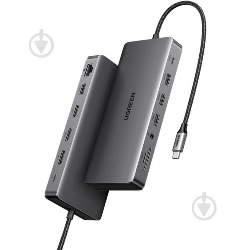 Док-станція UGREEN CM681 dark grey (15978) - фото 1 Док-станція UGREEN CM681 dark grey (15978) - фото 1