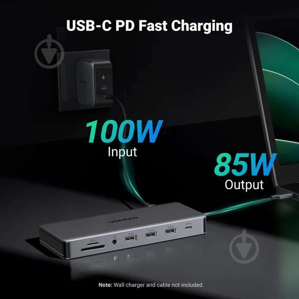 Док-станція UGREEN CM681 dark grey (15978) - фото 4 Док-станція UGREEN CM681 dark grey (15978) - фото 4
