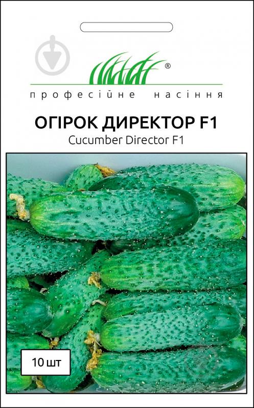 Насіння Професійне насіння огірок самозапильний Директор F1 10 шт. - фото 1