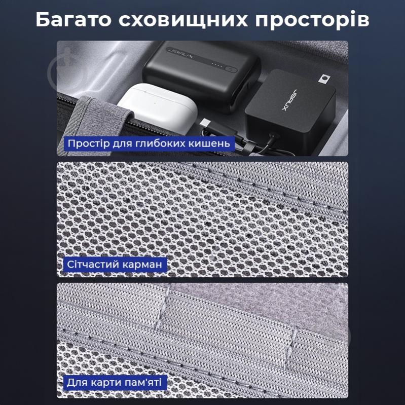 Чехол JSAUX для Steam Deck BG0102 серая grey - фото 7