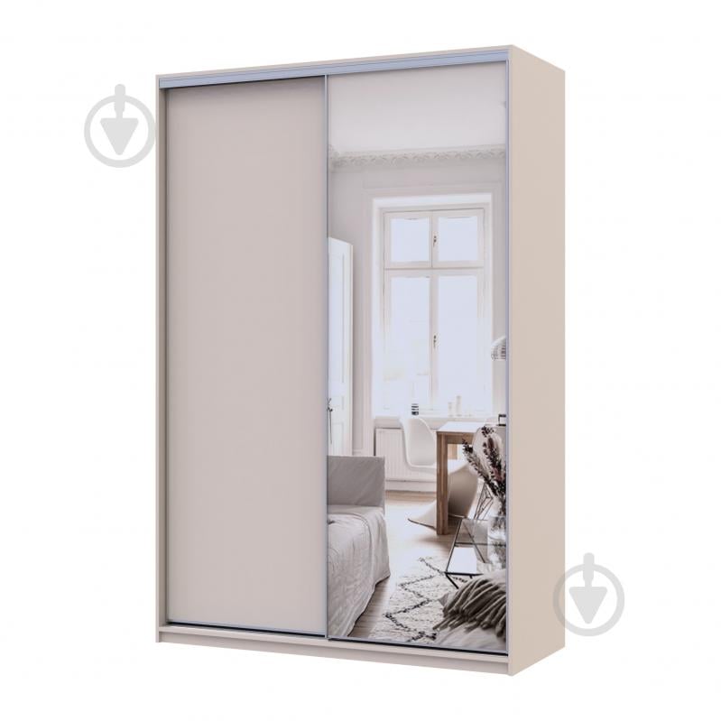 Шкаф-купе Сити Лайт Doros зеркалоДСП 1,5 м 1500x600x2250 мм кашемир двери / ДСП/зеркало - фото 1 Шкаф-купе Сити Лайт Doros зеркалоДСП 1,5 м 1500x600x2250 мм кашемир двери / ДСП/зеркало - фото 1