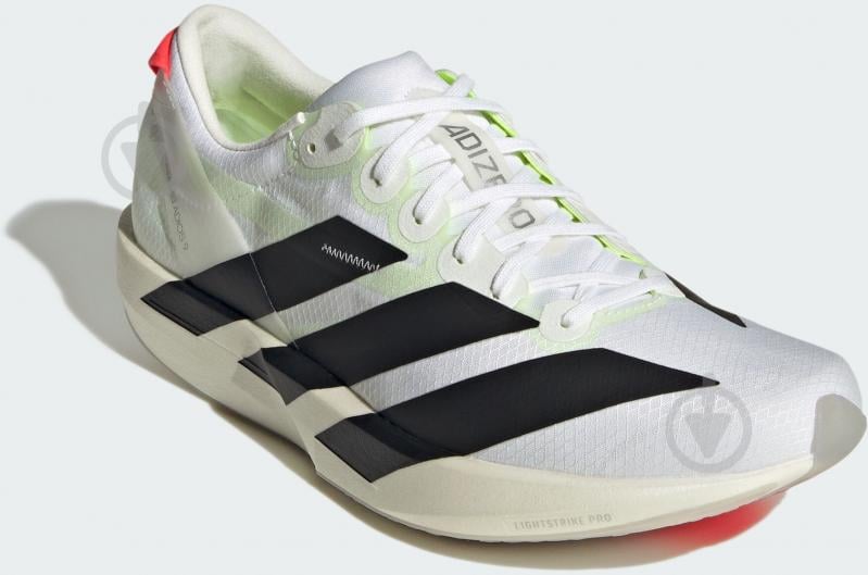Кросівки жіночі Adidas ADIZERO ADIOS 9 W IF9418 р.37 1/3 білі - фото 3 Кросівки жіночі Adidas ADIZERO ADIOS 9 W IF9418 р.37 1/3 білі - фото 3