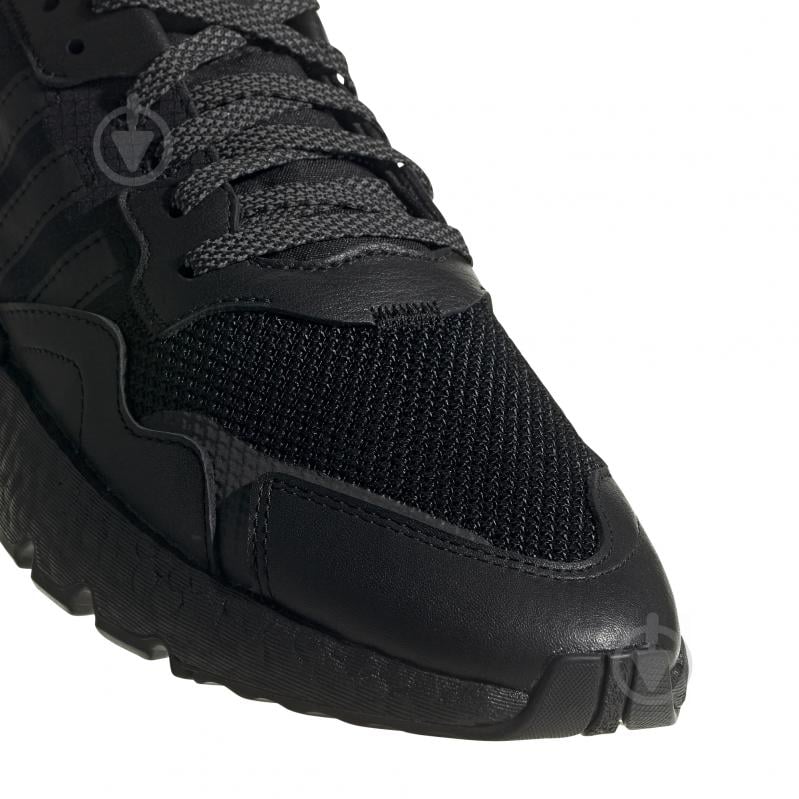 Кроссовки мужские демисезонные Adidas NITE JOGGER FV1277 р.41 1/3 черные - фото 8