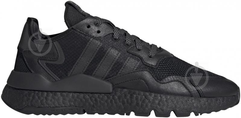 Кроссовки мужские демисезонные Adidas NITE JOGGER FV1277 р.46 черные - фото 1