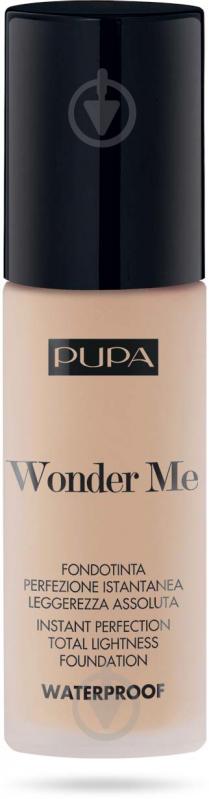 Тональная основа Pupa Wonder Me Fluid Foundation (020) Light Beige 30 мл - фото 1