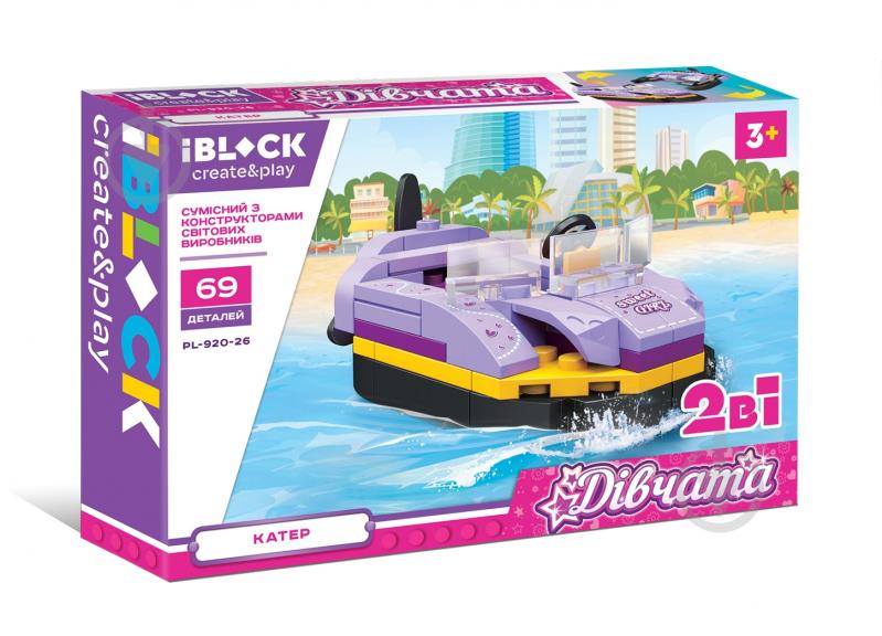 Конструктор Iblock Девочки, 6 видов в ассортименте PL-920-26 - фото 3