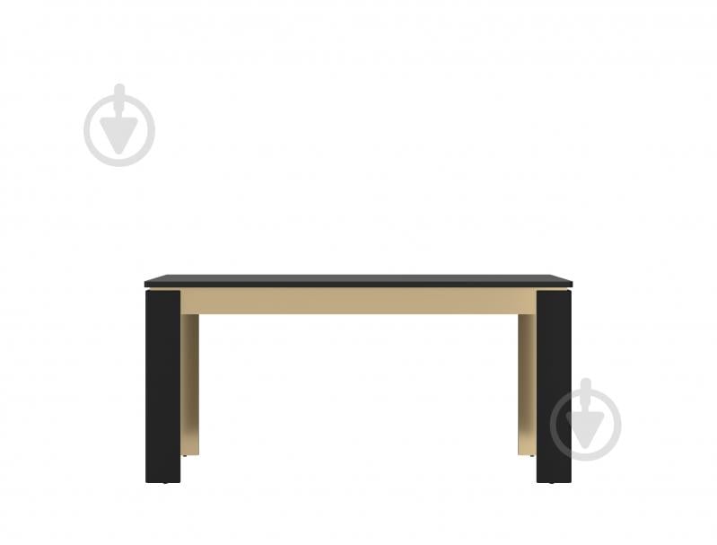 Стол обеденный Meble Wojcik Norica 1600(2000)x900x756мм черный матовый/черный матовый - фото 2 Стол обеденный Meble Wojcik Norica 1600(2000)x900x756мм черный матовый/черный матовый - фото 2