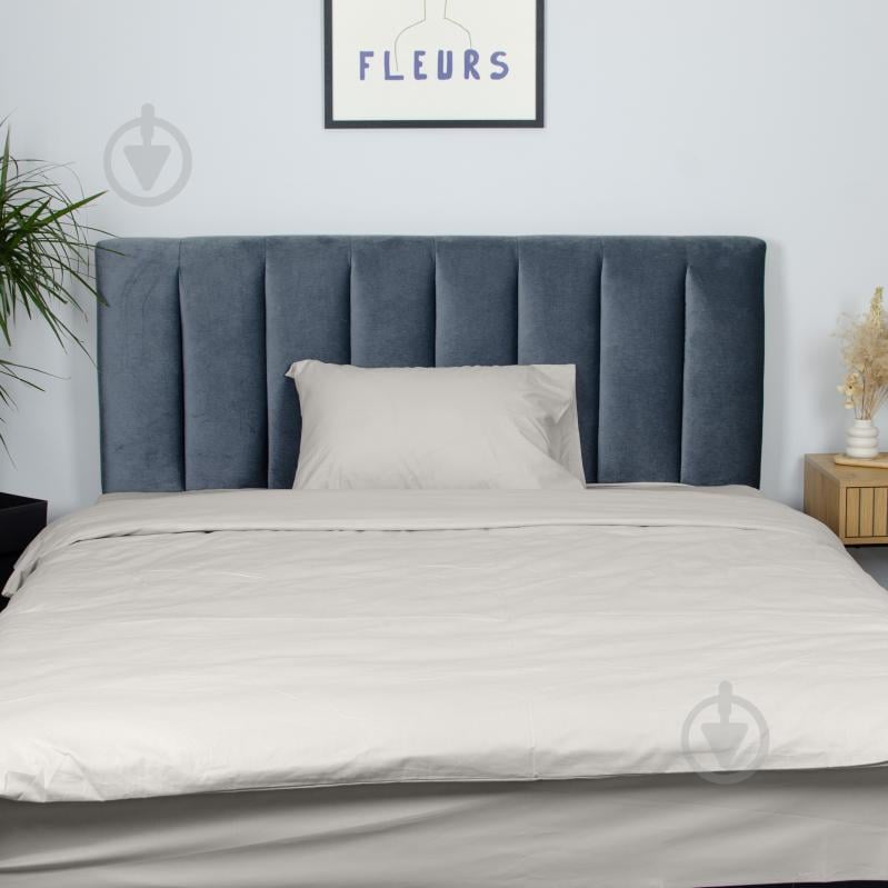 Простынь Моно 160x220 см бежевый - фото 4