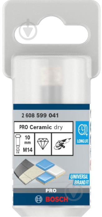 Сверло алмазное Bosch PRO Ceramic dry 10 мм 2608599041 - фото 4 Сверло алмазное Bosch PRO Ceramic dry 10 мм 2608599041 - фото 4