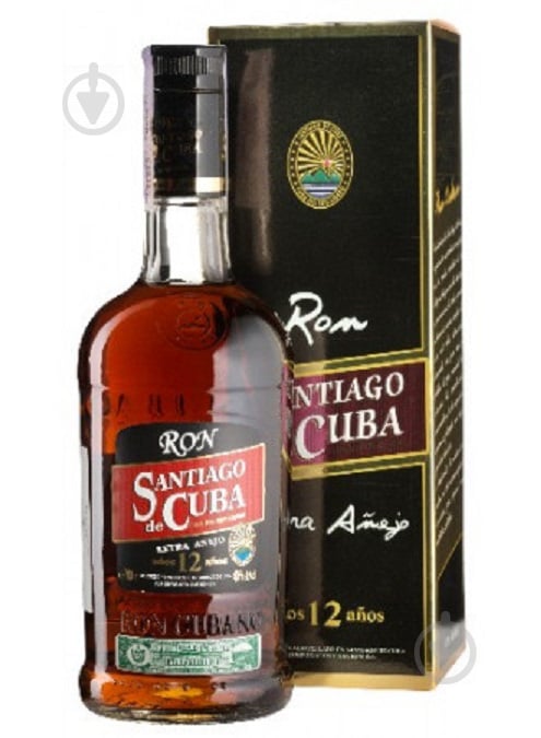 Ром Santiago de Cuba Extra Anejo 12YO 0,7 л - фото 1