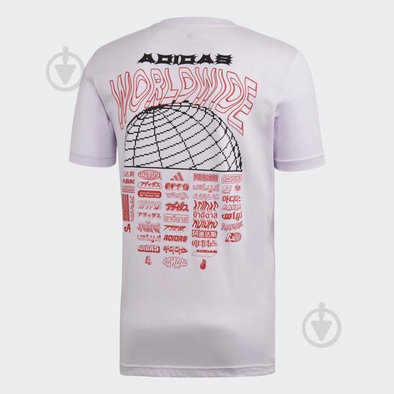 Футболка Adidas PACK Multi Hit FN1729 р.M фиолетовый - фото 2