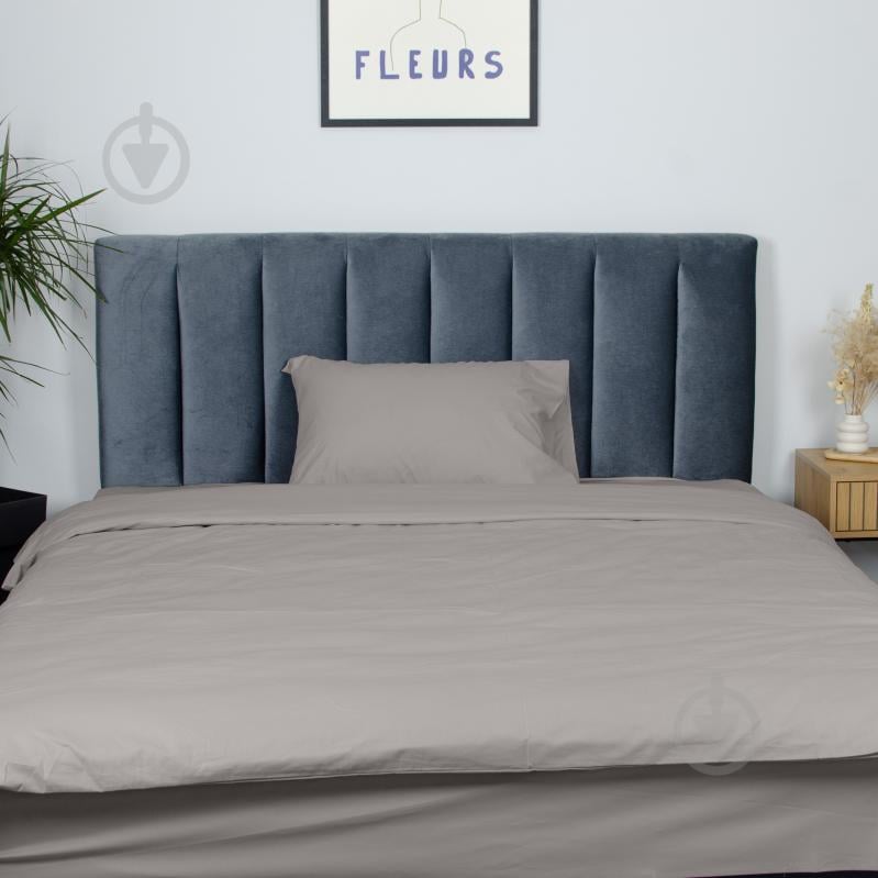 Простынь на резинке Моно 160x200 см мокко - фото 4