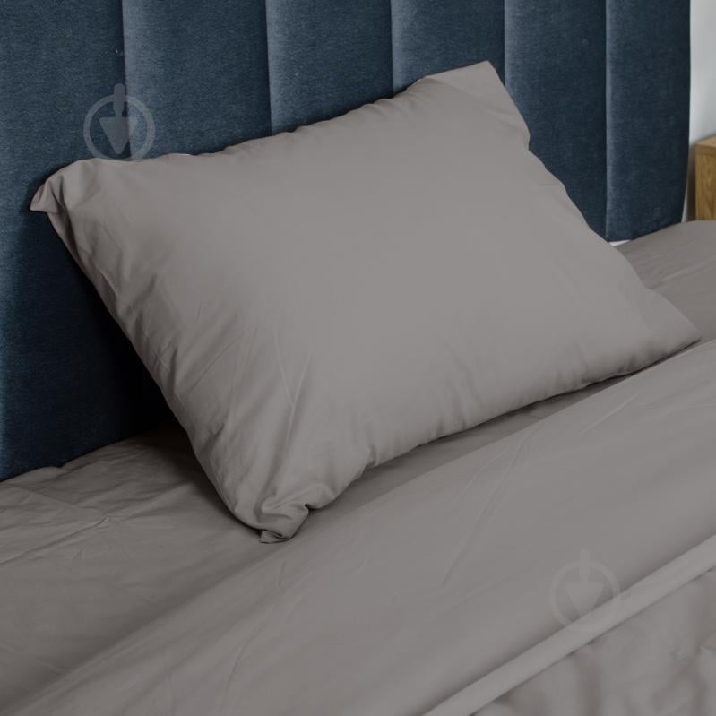 Простынь на резинке Моно 160x200 см мокко - фото 3