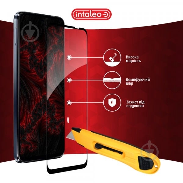 Защитное стекло Intaleo Full Glue для Motorola G54 (1283126582431) - фото 5 Защитное стекло Intaleo Full Glue для Motorola G54 (1283126582431) - фото 5